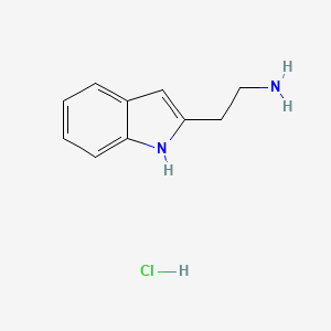 Chemical structure of 2-(1H-Indol-2-yl)ethan-1-amine hydrochloride