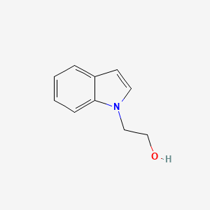 Chemical structure of 1H-Indole-1-ethanol