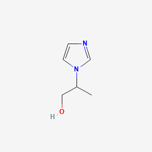 Chemical structure of 2-(1H-Imidazol-1-yl)propan-1-ol