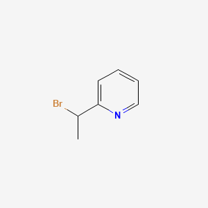 Chemical structure of 2-(1-Bromoethyl)pyridine