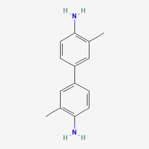 Chemical structure of 2-(1-Benzylpiperidin-4-ylidene)acetonitrile