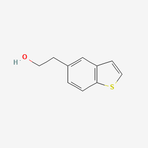 Chemical structure of 2-(1-benzothiophen-5-yl)ethan-1-ol