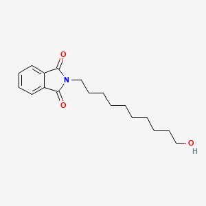 Chemical structure of 10-Phthalamido-1-decanol
