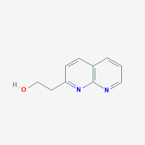 Chemical structure of 2-(1,8-Naphthyridin-2-yl)ethanol