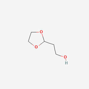 Chemical structure of 2-(1,3-Dioxolan-2-yl)ethan-1-ol