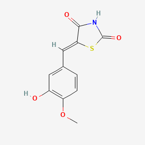 Chemical structure of 2-(1,3-DIOXO-2,3-DIHYDRO-1H-ISOINDOL-2-YL)-3-SULFANYLPROPANOIC ACID