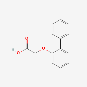 Chemical structure of 2-(2-Phenylphenoxy)acetic acid