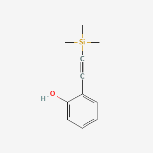 Chemical structure of 2-((Trimethylsilyl)ethynyl)phenol