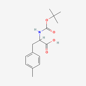 Chemical structure of Boc-D-4-Methylphenylalanine