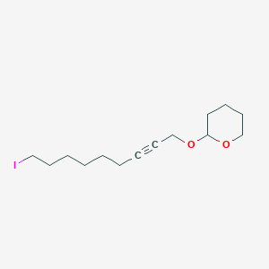 Chemical structure of 2-((9-Iodonon-2-Yn-1-Yl)Oxy)Tetrahydro-2H-Pyran