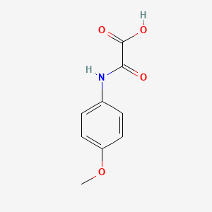 Chemical structure of [(4-Methoxyphenyl)carbamoyl]formic acid