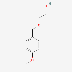 Chemical structure of 2-((4-Methoxybenzyl)oxy)ethanol