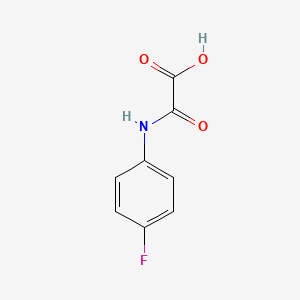Chemical structure of [(4-Fluorophenyl)amino](oxo)acetic acid