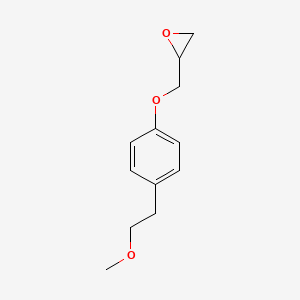 Chemical structure of ((p-(2-Methoxyethyl)phenoxy)methyl)oxirane