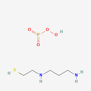 Chemical structure of 2-((3-Aminopropyl)amino)ethanethiol phosphate