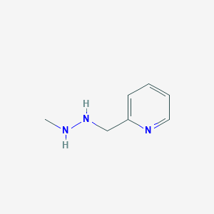 Chemical structure of 2-((2-Methylhydrazinyl)methyl)pyridine