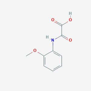 Chemical structure of [(2-Methoxyphenyl)carbamoyl]formic acid