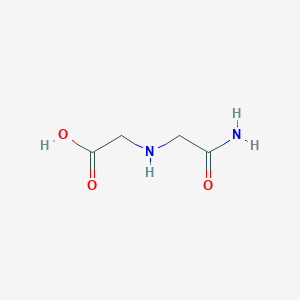 Chemical structure of Glycine, N-(2-amino-2-oxoethyl)-