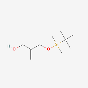 Chemical structure of 2-(((Tert-Butyldimethylsilyl)Oxy)Methyl)Prop-2-En-1-Ol