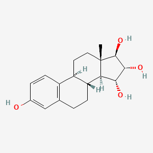 Chemical structure of (+)-mono-(1S)-Menthyl phthalate
