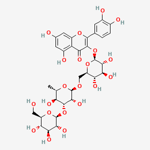 Chemical structure of 2“-O-Glucosylrutin