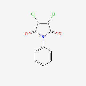 Chemical structure of 2 3-DICHLORO-N-PHENYLMALEIMIDE