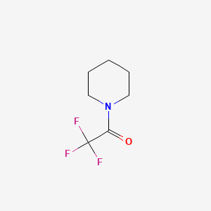 Chemical structure of 1-Trifluoroacetyl Piperidine