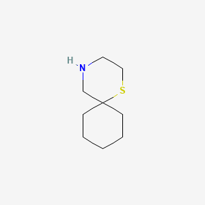 Chemical structure of 1-thia-4-azaspiro[5.5]undecane