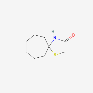 Chemical structure of 1-Thia-4-azaspiro[4.6]undecan-3-one