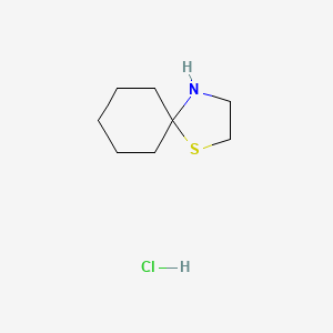 Chemical structure of 1-Thia-4-azaspiro[4.5]decane hydrochloride