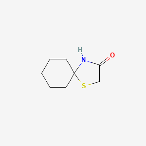 Chemical structure of 1-Thia-4-azaspiro[4.5]decan-3-one