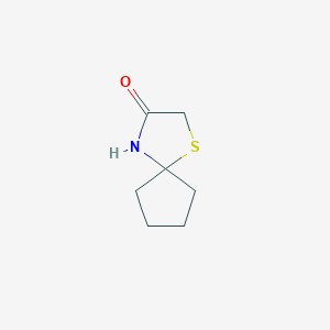 Chemical structure of 1-Thia-4-azaspiro[4.4]nonan-3-one