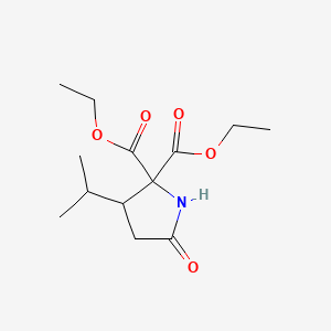 Chemical structure of 1-tert-Butyl 4-ethyl 3-hydroxy-5,6-dihydropyridine-1,4(2H)-dicarboxylate