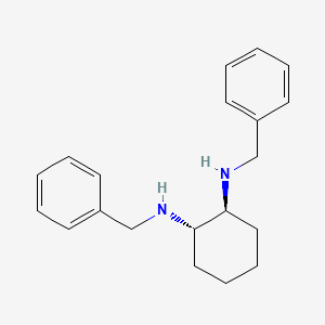 Chemical structure of (1S,2S)-N1,N2-dibenzylcyclohexane-1,2-diamine