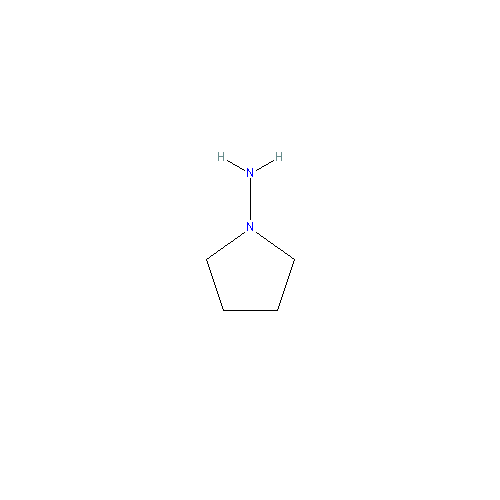 Chemical structure of 1-Pyrrolidinamine