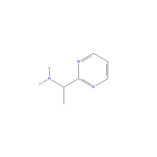 Chemical structure of 1-Pyrimidin-2-ylethanamine