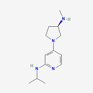 Chemical structure of 1'-Propyl-3,5,6,7-tetrahydrospiro[imidazo[4,5-c]-pyridine-4,4'-piperidine]