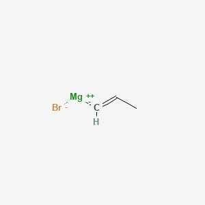 Chemical structure of 1-Propenylmagnesium bromide