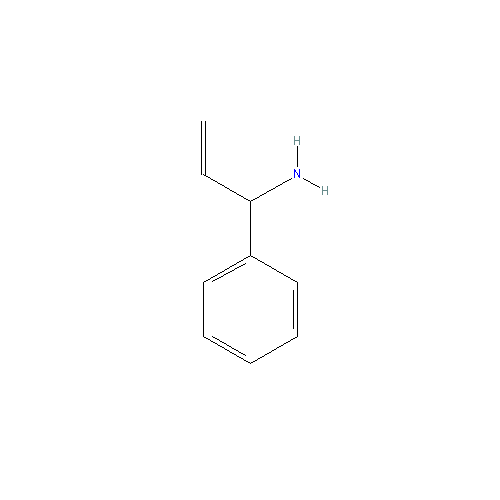 Chemical structure of 1-Phenylprop-2-en-1-amine hydrochloride