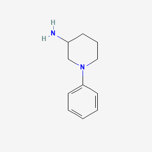Chemical structure of 1-Phenylpiperidin-3-amine