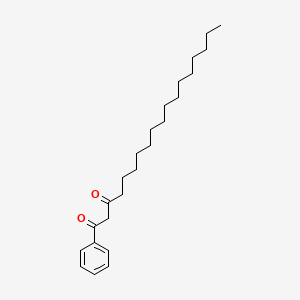 Chemical structure of 1-phenyloctadecane-1,3-dione