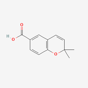 Chemical structure of 1-Phenylhexane-1,3,5-trione