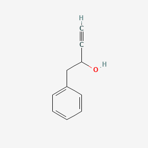 Chemical structure of 1-Phenylbut-3-yn-2-ol