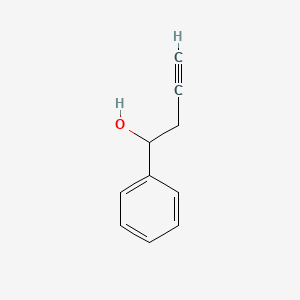 Chemical structure of 1-Phenylbut-3-yn-1-ol