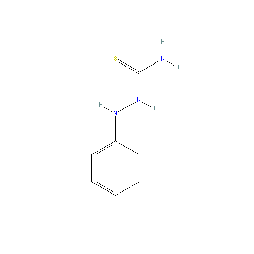 Chemical structure of 1-Phenylthiosemicarbazide