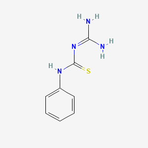 Chemical structure of 1-Phenyl-3-guanylthiourea