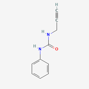 Chemical structure of 1-Phenyl-3-(prop-2-yn-1-yl)urea