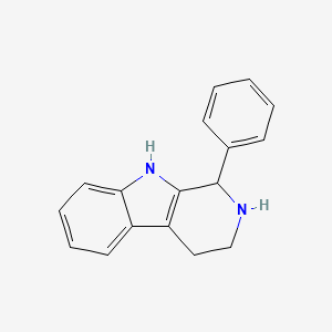 Chemical structure of 1-Phenyl-2,3,4,9-tetrahydro-1H-beta-carboline