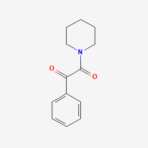 Chemical structure of 1-Phenyl-2-(piperidin-1-yl)ethane-1,2-dione