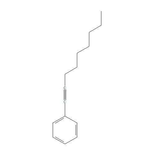 Chemical structure of 1-Phenyl-1-nonyne